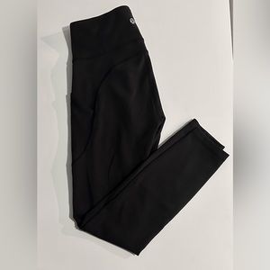 Lululemon invigorate high waist training leggings in black with pockets